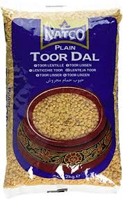 Natco Lentils Toor Dall Plain 2kg