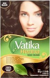Vatika Henna Hair Colour Rich Black 60g