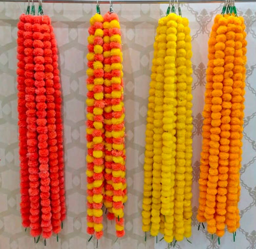 Artificial Marigold Flower Hanging