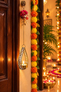 Hanging Teardrop Tealight Lantern Holder